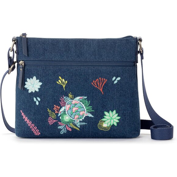 Handbags - Crossbody Purse Women's Canvas Small Adjustable Zipper Travel Handbag